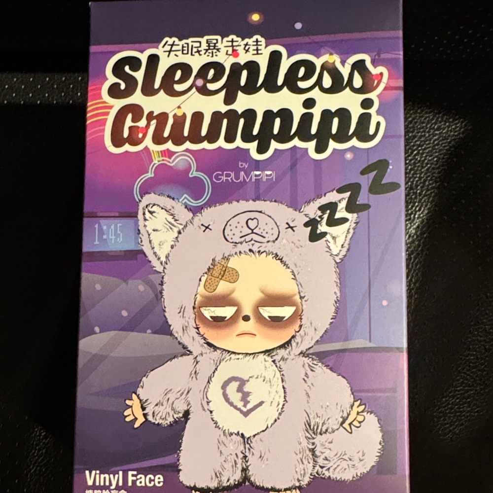Grumpipi Sleepless Grumpipi Vinyl Figure Blond box NEW